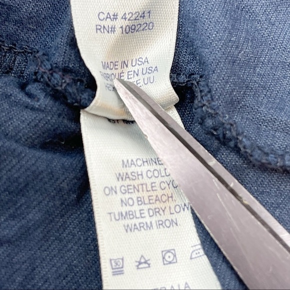 VELVET GRAHAM & SPENCER REVOLVE Women’s Midnight Blue Off Shoulder RHYE Top XL - Picture 10 of 10